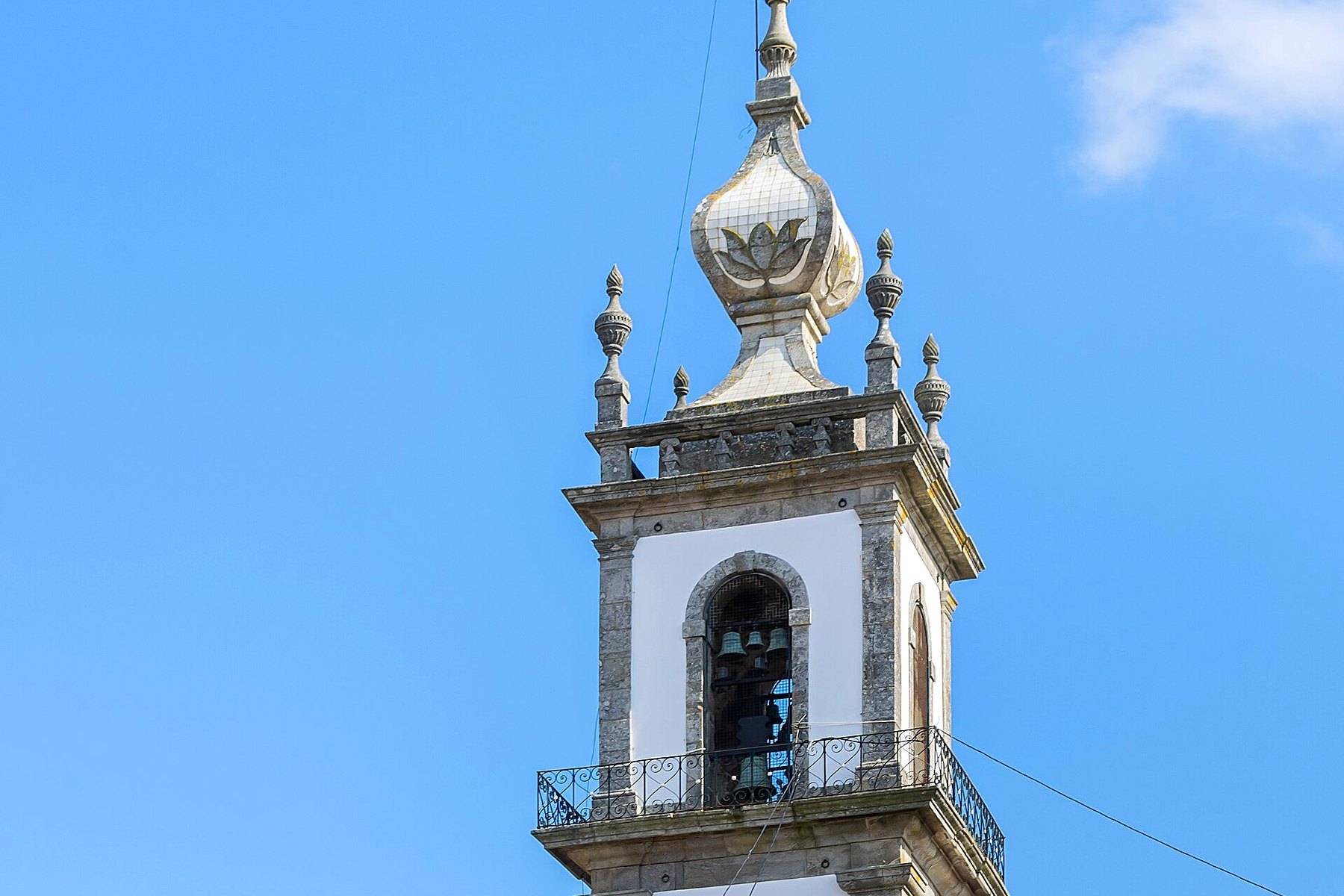 Torre da igreja de Nossa Senhora da Agonia, em Viana do Castelo