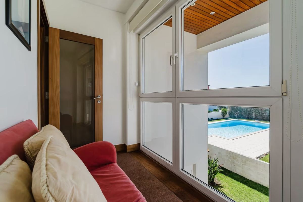 Terraço da moradia com vista sobre a envolvente